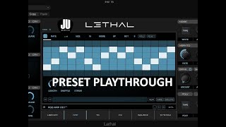 Video thumbnail for Lethal Audio Synth by Lethal Audio | Preset Playthrough by Jong Uy