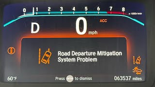 2018 - 2023 Honda odyssey all lights on dash