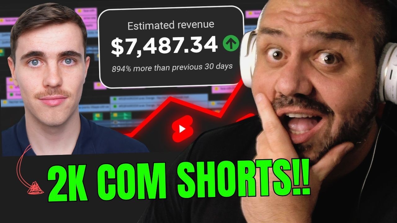 Ele Ganha 2 MIL DÓLARES Por Mês Com Shorts no YouTube!!