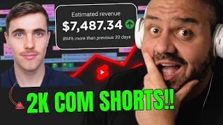 Ele Ganha 2 MIL DÓLARES Por Mês Com Shorts no YouTube!!