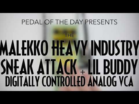 Malekko Heavy Industry Sneak Attack + Lil Buddy Digitally Controlled Analog VCA Tremolo