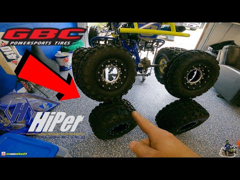 BRAND NEW HIPER TECH 3 BEADLOCKS AND GBC TIRES