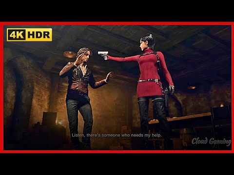 Luis Tell Ada Wong That She's Infected Cutscene - Resident Evil 4 Remake Separate Ways (4K) 60 fps