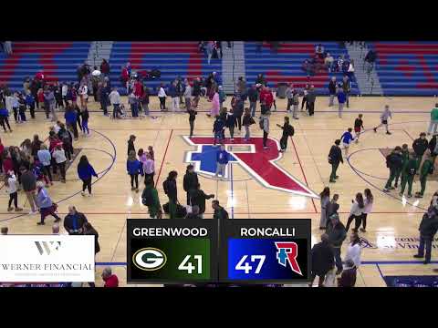 Roncalli vs Greenwood Community High School Boys Varsity Basketball