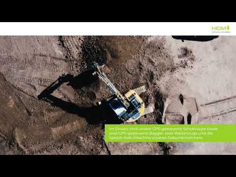 Erdarbeiten und Bodenstabilisierung Teil 1 - Kalk-Zement-Gemisch