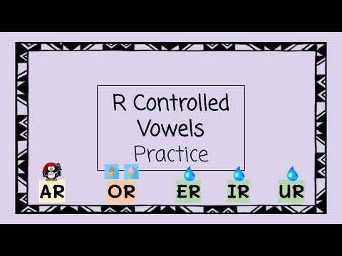 R Controlled Vowels Practice - 4 Minute Phonics