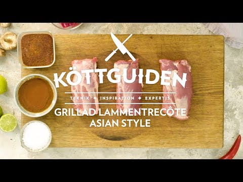Konrogrillad lammentrecote med kickass-tillbehör!