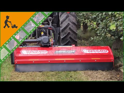 Funktionsvideo - Mulcher für Traktor Ceccato Trincione 400 - 4T2000ID - hydraulische Verschiebung