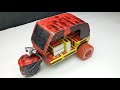 How To Make Matchbox Tuk Tuk Auto Rickshaw At Home Diy Bajaj Auto Rickshaw