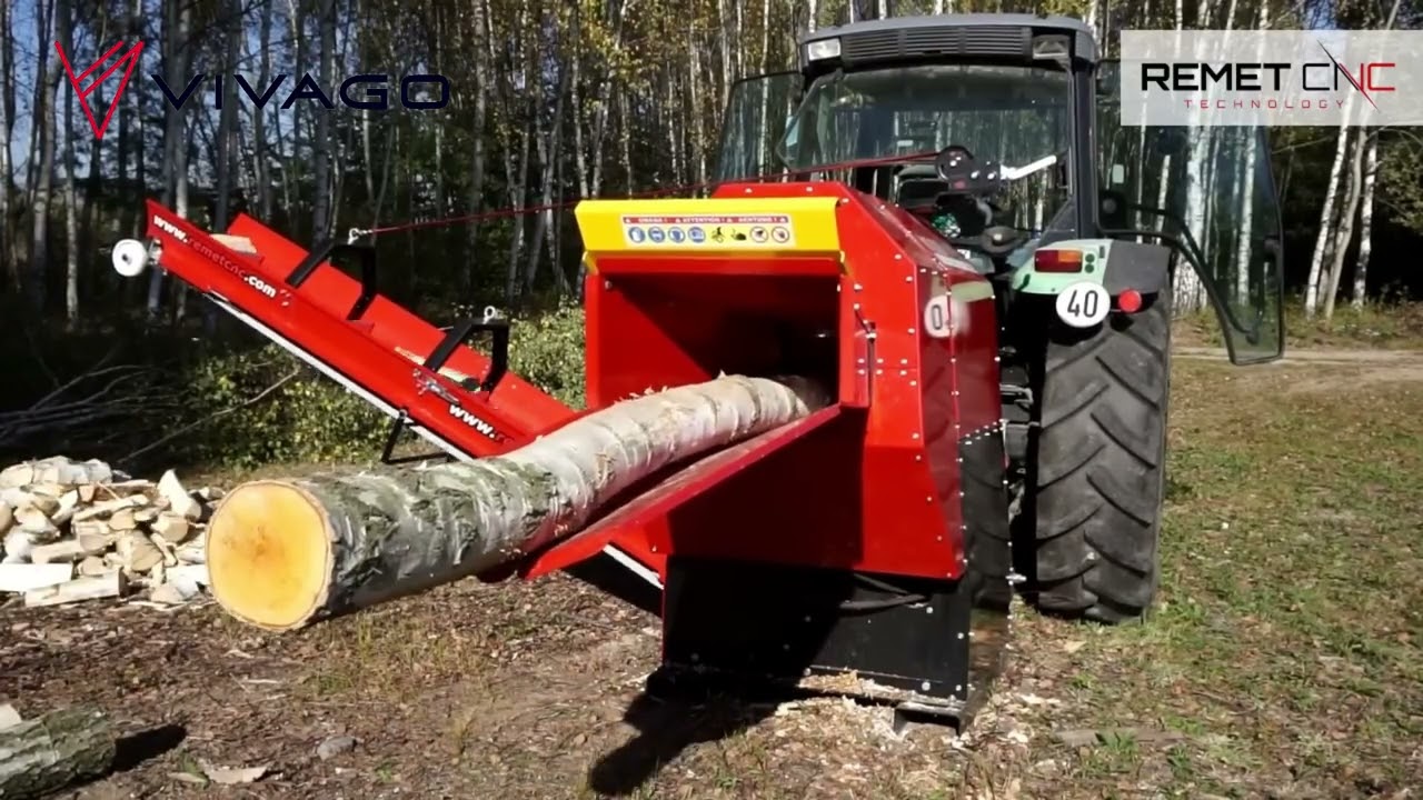 Ágdaraboló – tűzifakészítő – traktor PTO – REMET WOODPECKER RP-300