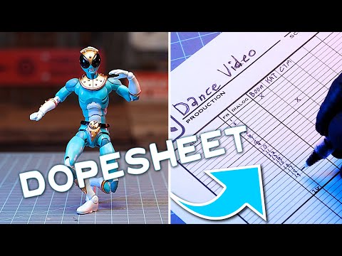 How to sync ANIMATION to MUSIC!  |  Stop-motion using dopesheets aka exposure sheets.