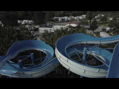 Birds-eye-view of Advanced Body Slides – Big Splash Waterpark