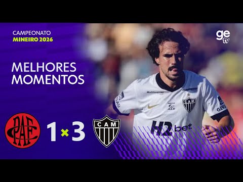 Gols e lances de Pouso Alegre x Atlético Mineiro