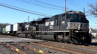 Freight Trains on the Lehigh Line in South Plainfield, NJ