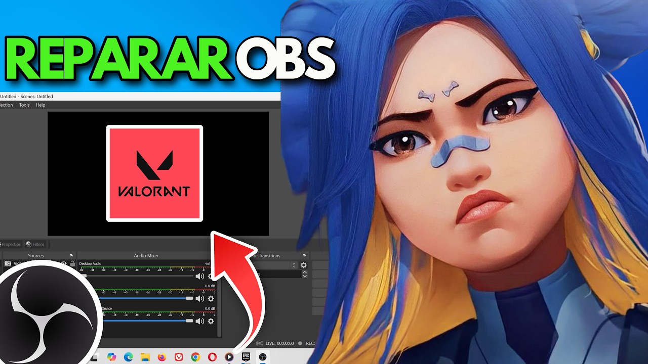 Solución: OBS Game Capture No Funciona en Valorant 🎮🔴 (Pantalla Negra FIX)