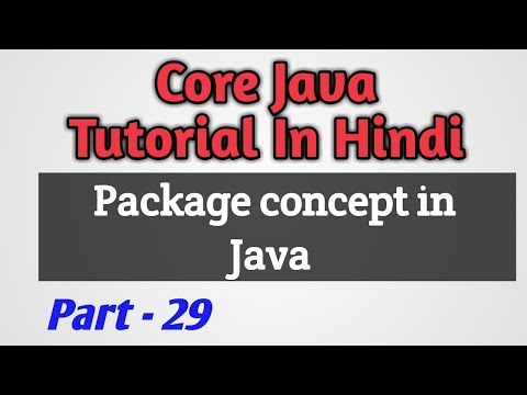Core Java Tutorial In Hindi Package In Java Part 29