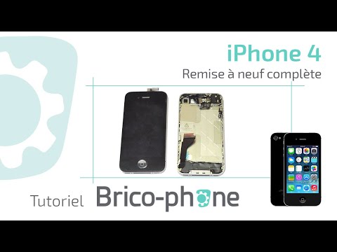 comment demonter vitre arriere iphone 4