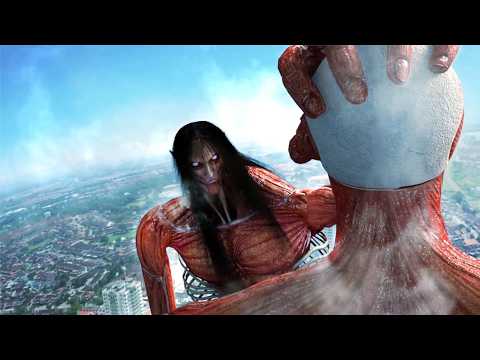 Eren Colossal Titan VS armin Colossal Titan in modern world