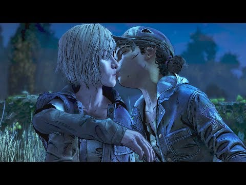 Clementine Kiss Violet Full Romance Scene - The Walking Dead The Final Season Episode 2