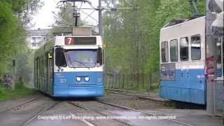 preview picture of video 'Gothenburg Trams / Göteborgs Spårvagnar, Högsbotorp, chapter 23 of 33'