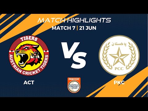 Match 7 - ACT vs PKC | Highlights | FanCode ECS Austria, 2022 Day 2 | ECS22.319