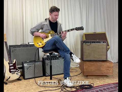 Fender Deluxe 6G3 Brownface 20-Watt 1x12" Guitar Combo 1961 - 1963 - Brown image 8