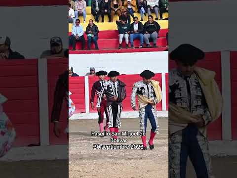apertura plaza de toros San Miguel de Bolívar 2023