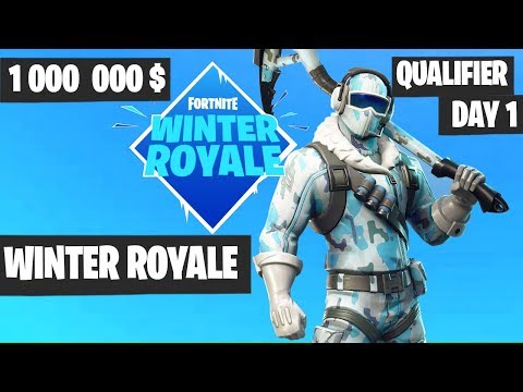 Fortnite Winter Royale Qualifier Day 1 Highlights [Fortnite Tournament 2018]