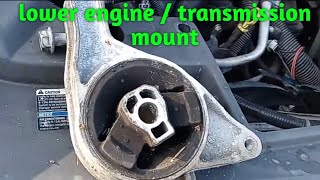 Chevy Cobalt lower engine / transmission mount replacement