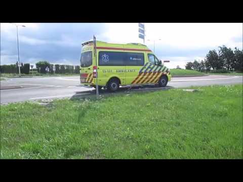 A1 Oude Ambulance 19-101 naar melding aan de Noordweg in Krabbendijke!