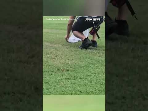 Mama duck RUSHES to her baby after firefighters saved it from storm drain #foxnews #news #us #fox