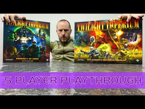Twilight Imperium 4 & Prophecy Of Kings Live Playthrough