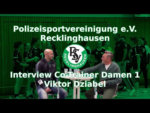Interview Co-Trainer Damen 1 - Viktor Dziabel