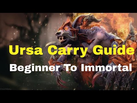 Ursa Immortal Guide - Beginner to Expert Level - Dota 2