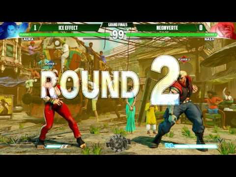Gwinnett Brawl Dec SFV Grand Finals - Ice Effect Vs NeonVerte