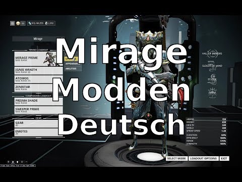 Mirage (Prime) Modden Deutsch Warframe