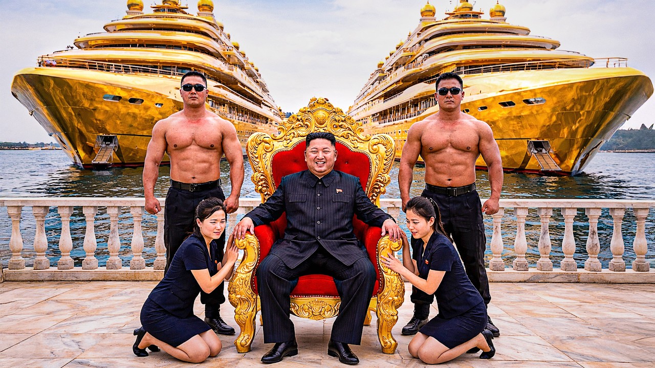 جولة داخل يخت كيم جونغ أون الخيالى .. الجنة السرية التى يعيش فيها زعيم كوريا ا?