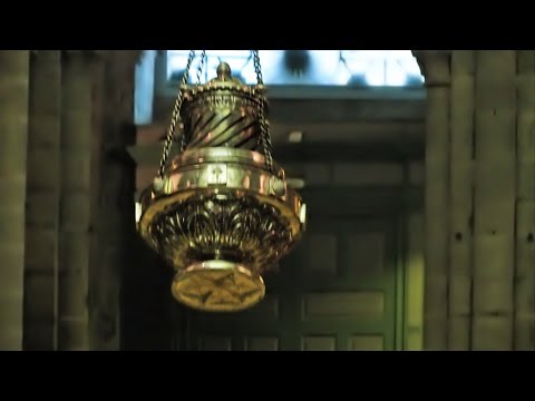 Der Botafumeiro in der Kathedrale von Santiago de Compostela