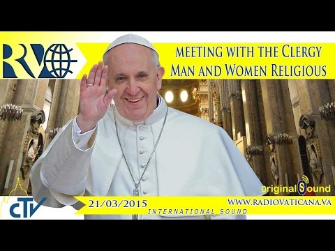 Pope Francis Naples visit: Meeting with the clergy - 2015.03.21