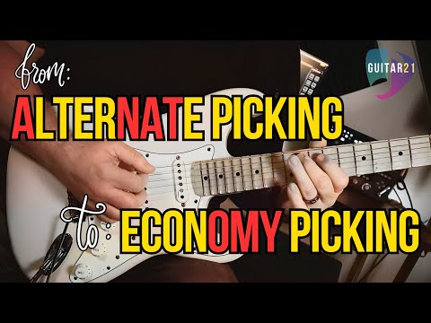 From Alternate Picking to Economy Picking in Easy Steps - Chris Brooks Guitar
