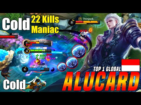 22 KILLS!! Godly Cold Alucard Build | Alucard Best Build 2021 | Top 1 Global  Alucard By Cold | MLBB