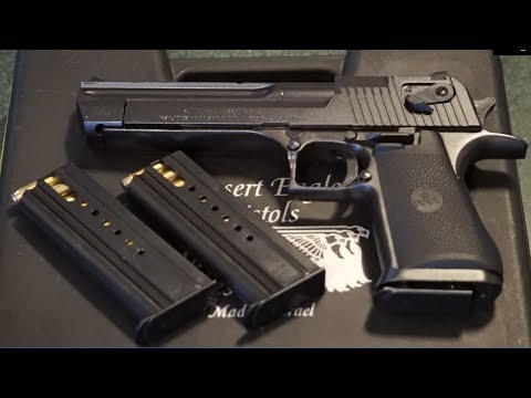 Desert Eagle Polished Stainless 357 Mag Pistol Magnum Research Quick Look (Review)