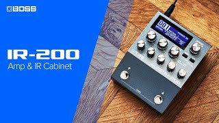 Boss IR-200 Amp & IR Cabinet Video