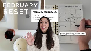 February Reset 🖊️ (goal setting, solo dates, favorite books of 2024!)