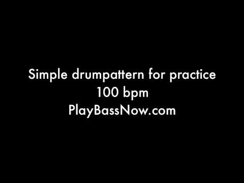 100 bpm Drum machine loop pattern