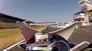 preview picture of video 'Onboard Street Triple R 2013 at Most: Following an instructor in 1:52.4'