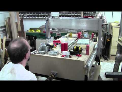 DIY CNC Router Build Day 26 - Gantry in motion!