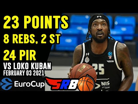 RASHAWN THOMAS 23 points 8 rebs | Partizan - Lokomotiv Kuban | Full Highlights | 03.02.2021