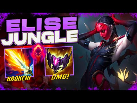 Elise Jungle NEW OP Jungler OneShot Burst BUILD | High ELO Indepth