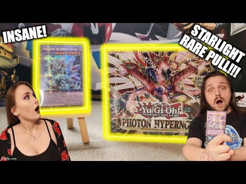 YU-GI-OH! WE PULLED A STARLIGHT RARE!?! PHOTON HYPERNOVA BOOSTER BOX OPENING!!!
